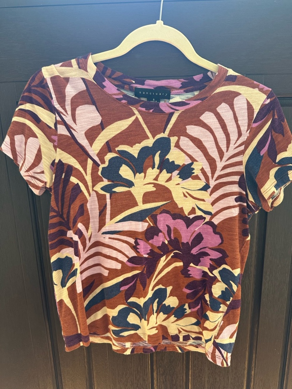 Set of 3 Sanctuary Floral Women’s Tshirts, Size Small - Picture 3 of 7